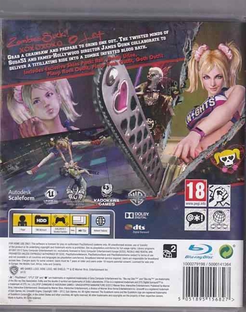 LolliPop Chainsaw - PS3 (B Grade) (Genbrug)